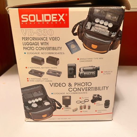 NWT SOLIDEX PERFORMANCE VIDEO LUGGAGE - Picture 4 of 11